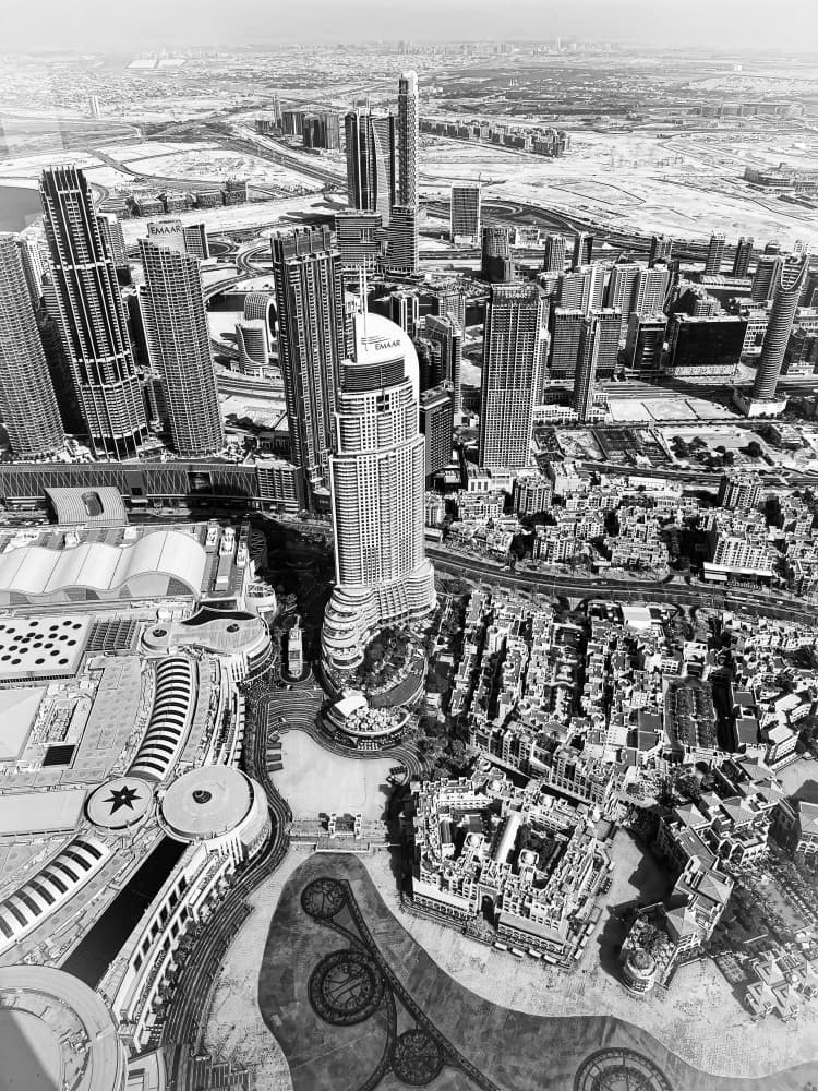 Downtown Dubai Perspective by Patrick Muthui — canvas wall art
