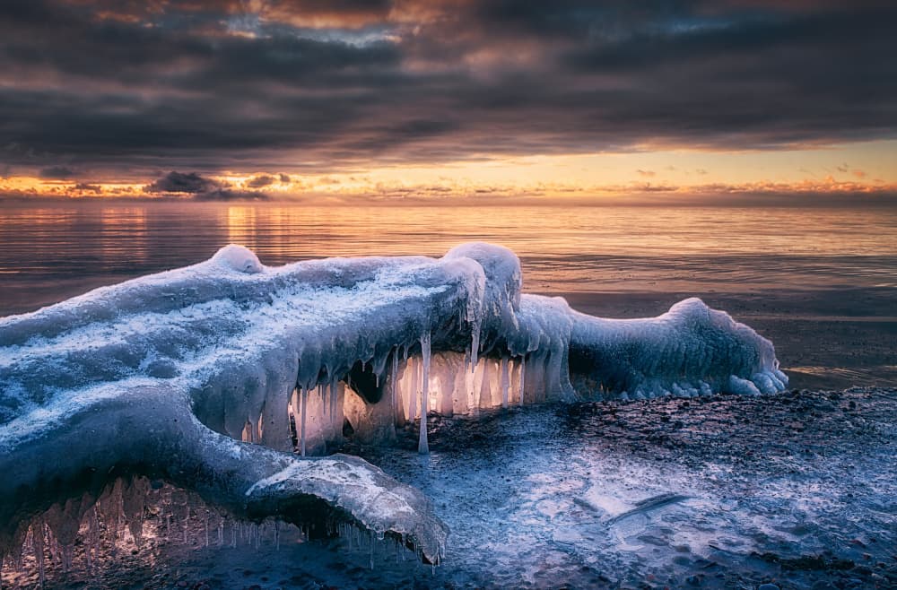 Ice Talon by Ben.C.L — canvas wall art