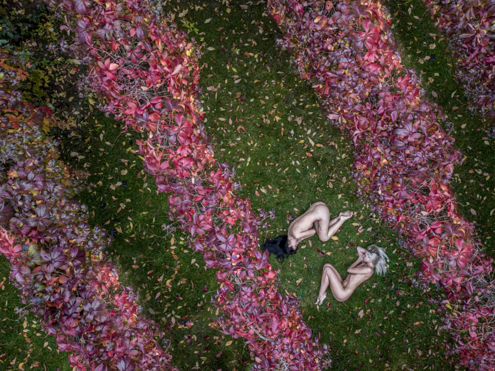 Colorful Autumn Nudes by Ovi D. Pop — canvas wall art