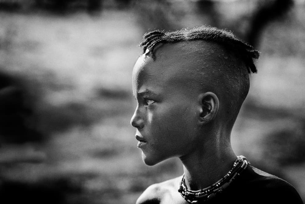 Pensive Boy Profile by Trevor Cole — canvas wall art
