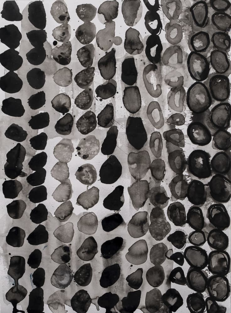 Rhythmic Ink Forms by Deb Chaney — canvas wall art