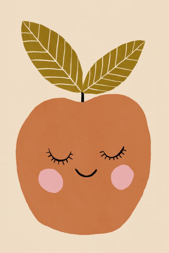 Happyapple by Treechild — canvas wall art