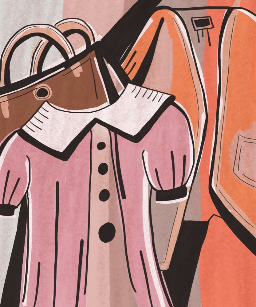 fashion illustration by Elli’s illustrations — canvas wall art