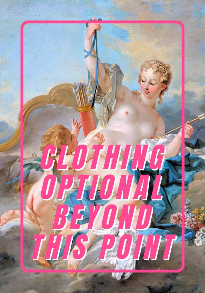 Clothing Optional by Athene Fritsch — canvas wall art