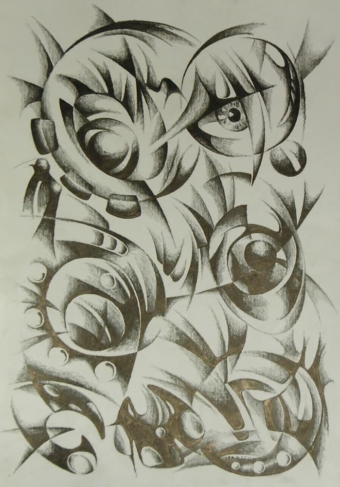 Surreal Mechanical Eye by Kulik — canvas wall art