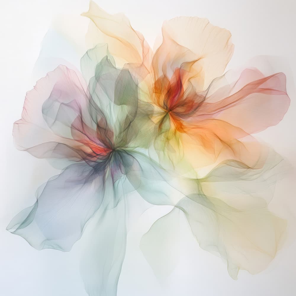 Ethereal Floral Dream by Bilge Paksoylu — canvas wall art