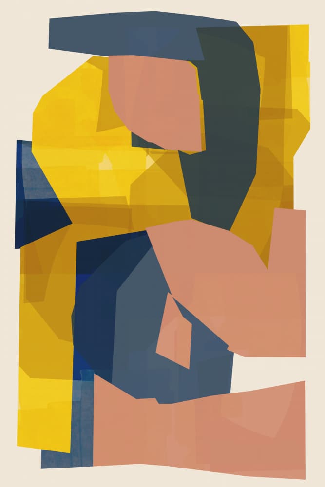 Modern Abstract Collage by cartissi — canvas wall art