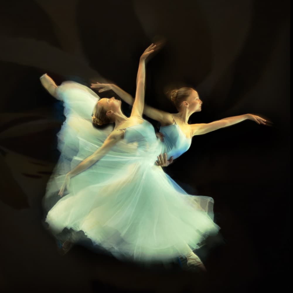 Ethereal Ballet Dance by Rachel Pansky — canvas wall art
