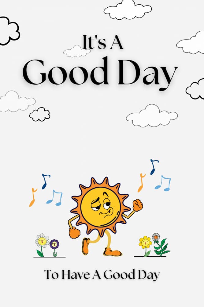 It's A Good Day by Nazma Khokhar — canvas wall art