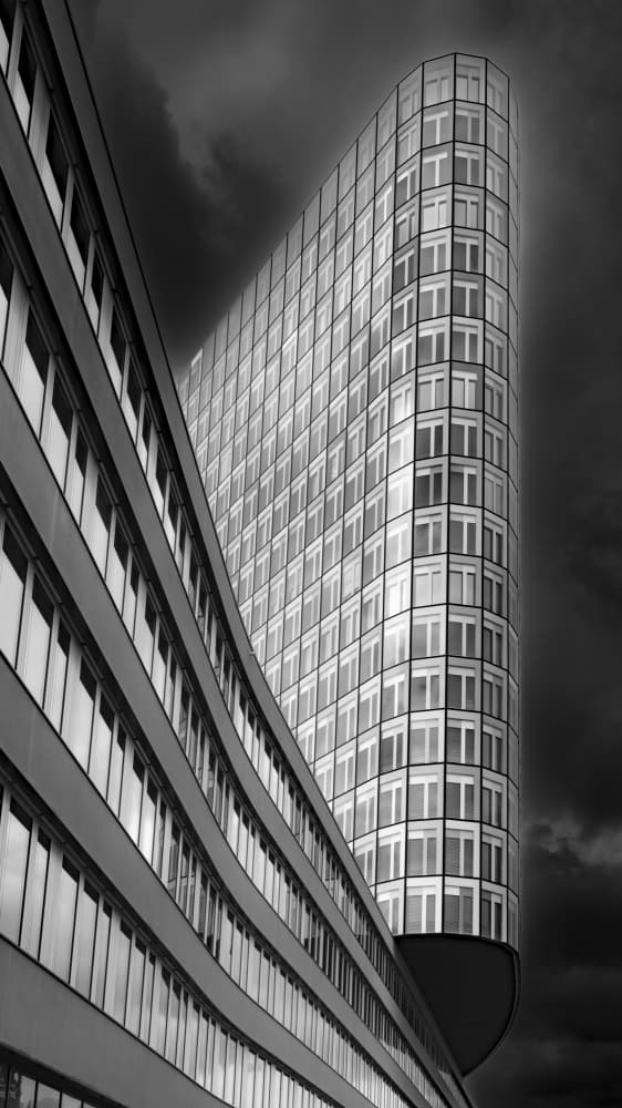 Dramatic Urban Architecture by Andy Dauer — canvas wall art