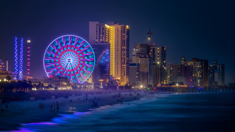 Summer Evening at the Beach by Jianping Yang — canvas wall art