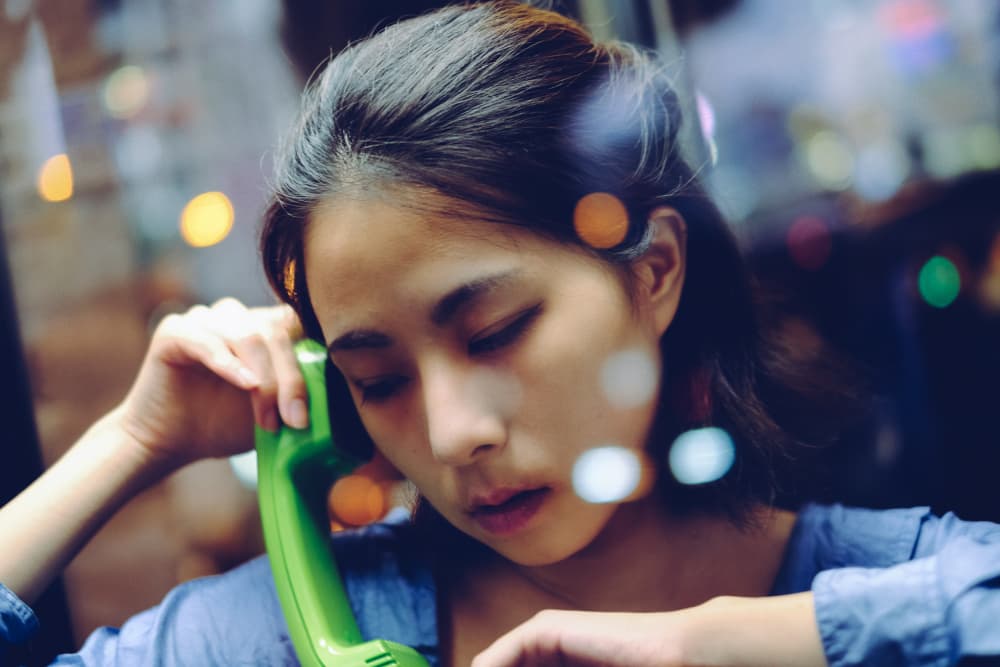 Pensive Phone Call by Takaaki Ishikura — canvas wall art
