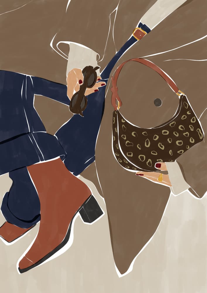 Chic Autumn Style by Ivy Green Illustrations — canvas wall art