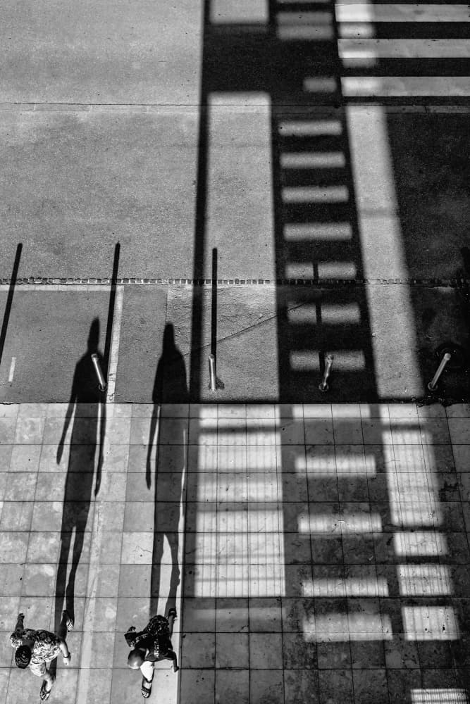 Walking Through Shadows by Aleš Klabus — canvas wall art