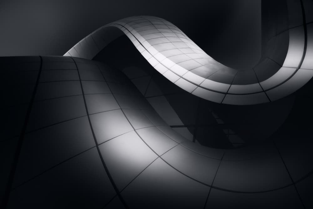 Dynamic Architectural Curves by Olavo Azevedo — canvas wall art