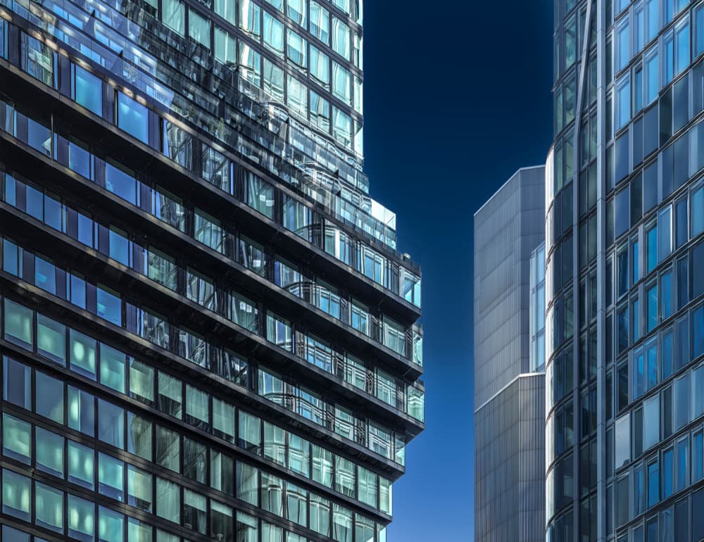 Modern City Reflections by Stephan Rückert — canvas wall art