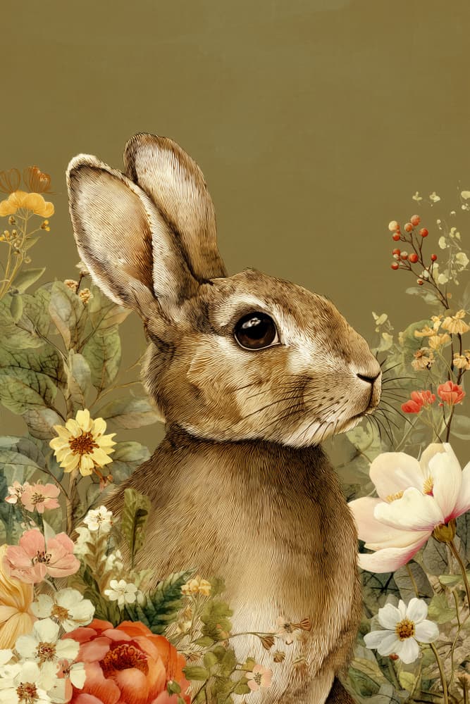 Easterbunnyno03 by Treechild — canvas wall art
