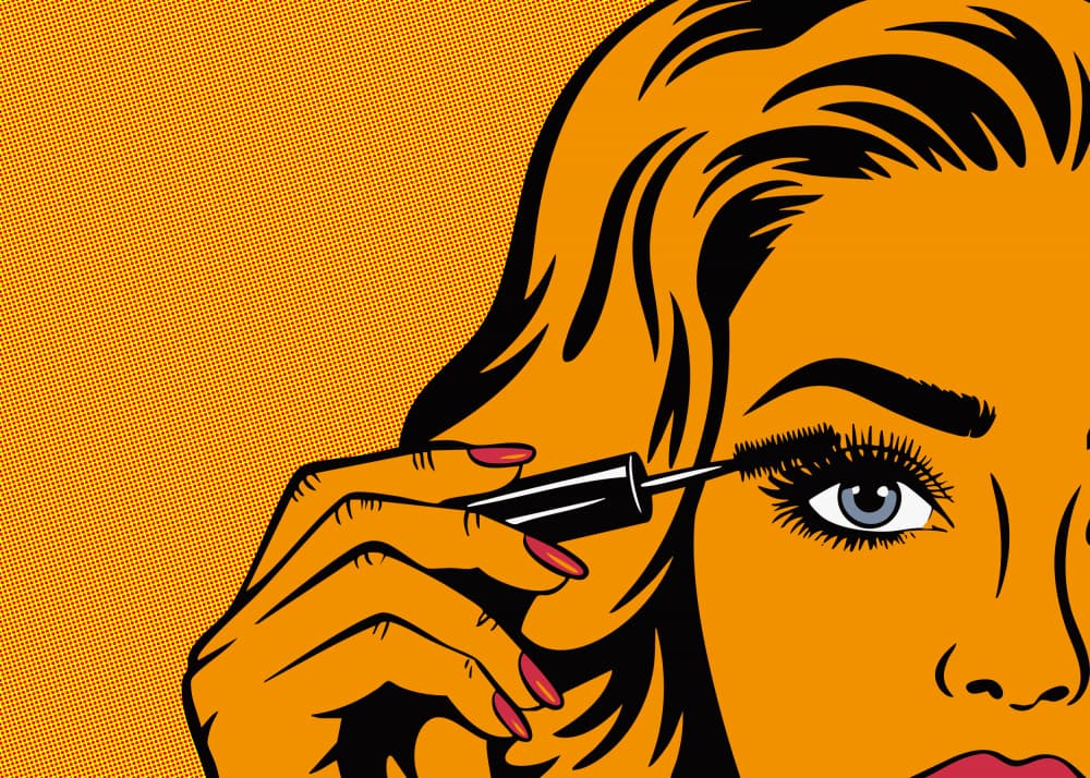 Pop Art Mascara Girl by Andreas Magnusson — canvas wall art