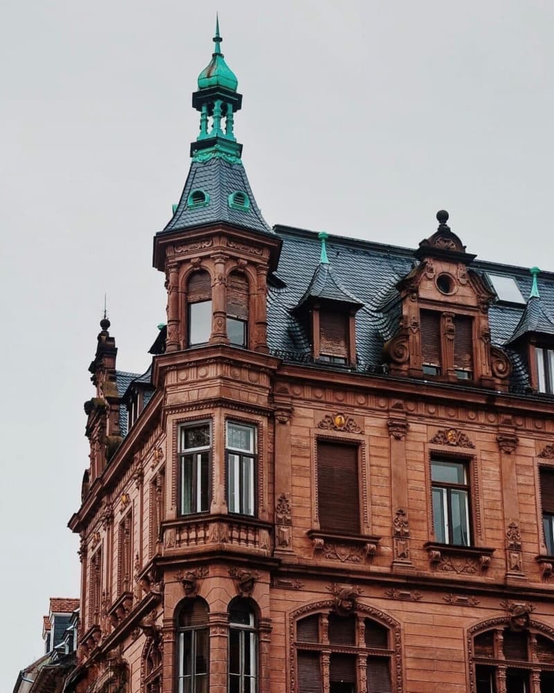 Ornate Corner Building by Del Mundo Imagery — canvas wall art
